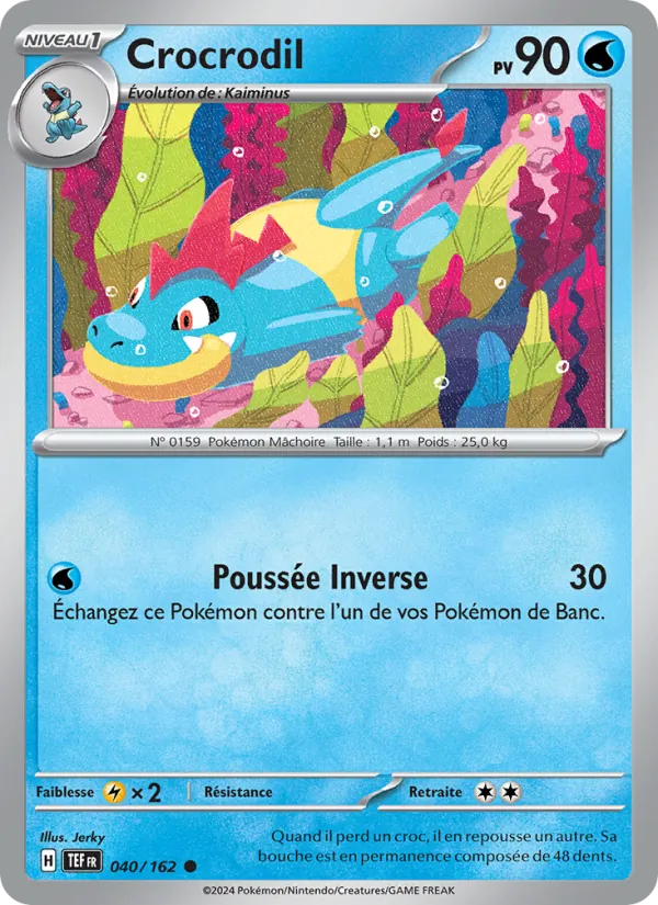 Carte Crocrodil 040/162 – Forces Temporelles