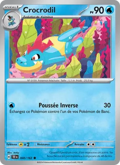 Carte Crocrodil 040/162 – Forces Temporelles