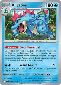 Carte Aligatueur 041/162 – Forces Temporelles
