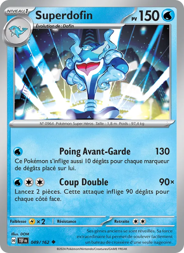 Carte Superdofin 049/162 – Forces Temporelles