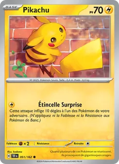 Carte Pikachu 051/162 – Forces Temporelles