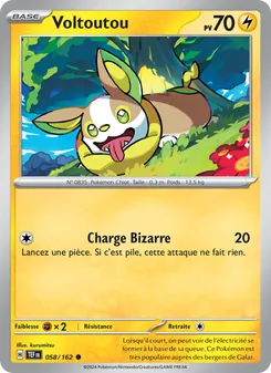Carte Voltoutou 058/162 – Forces Temporelles