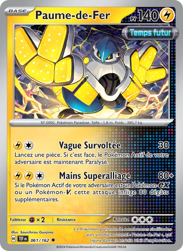 Carte Paume-de-Fer 061/162 – Forces Temporelles