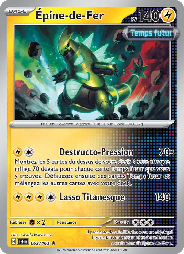 Carte Épine-de-Fer 062/162 – Forces Temporelles