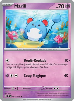 Carte Marill 064/162 – Forces Temporelles