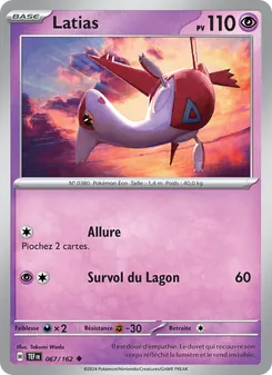 Carte Latias 067/162 – Forces Temporelles
