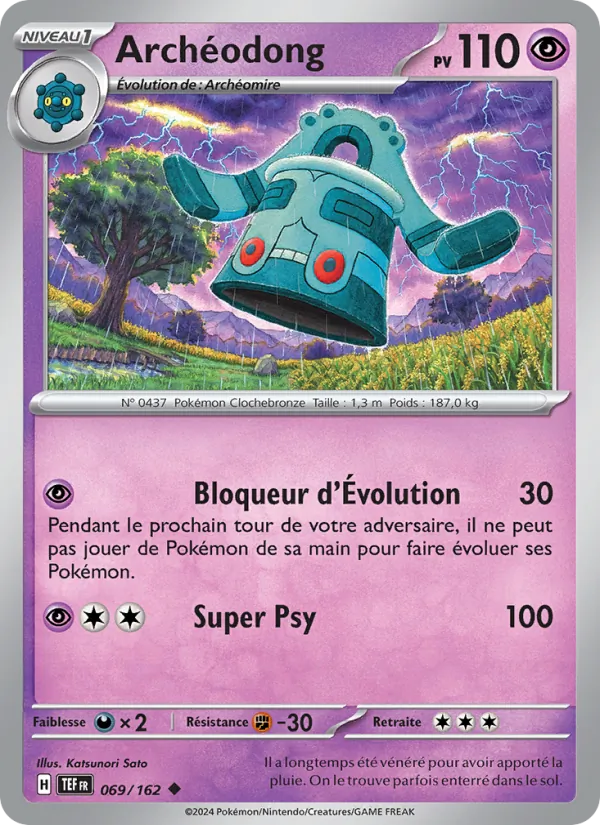 Carte Archéodong 069/162 – Forces Temporelles