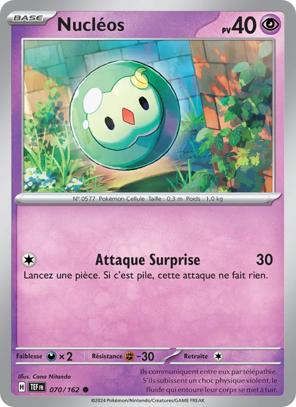 Carte Nucléos 070/162 – Forces Temporelles