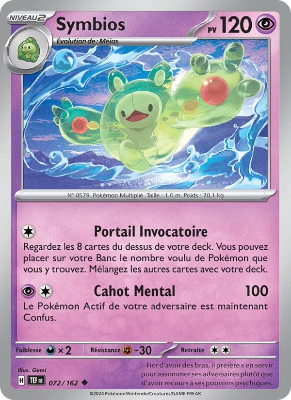 Carte Symbios 072/162 – Forces Temporelles