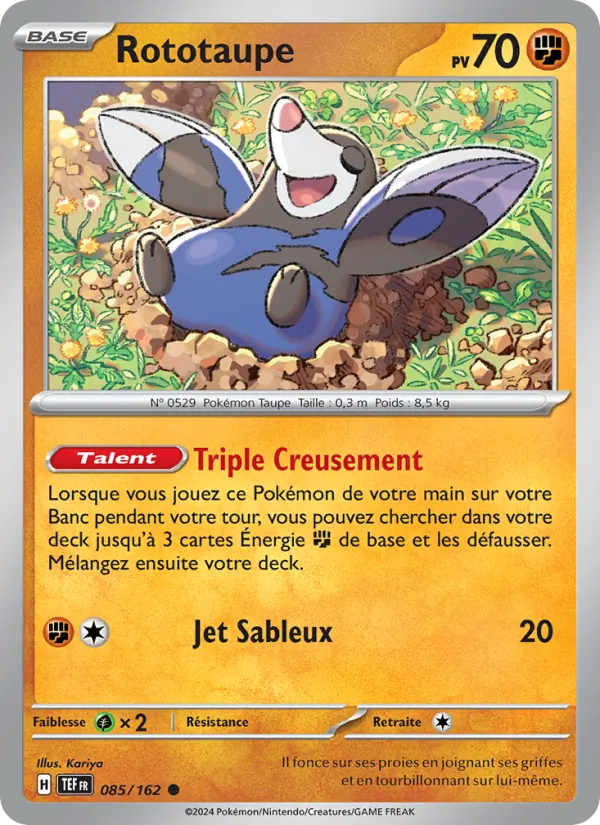 Carte Rototaupe 085/162 – Forces Temporelles