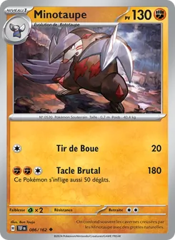 Carte Minotaupe 086/162 – Forces Temporelles