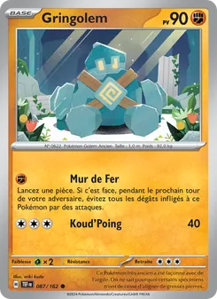 Carte Gringolem 087/162 – Forces Temporelles
