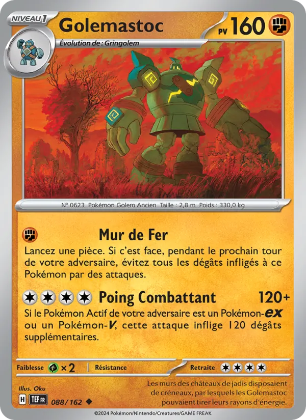 Carte Golemastoc 088/162 – Forces Temporelles