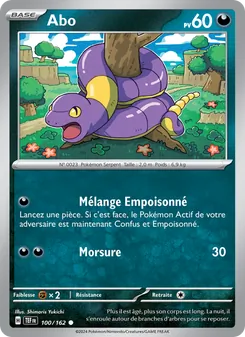 Carte Abo 100/162 – Forces Temporelles