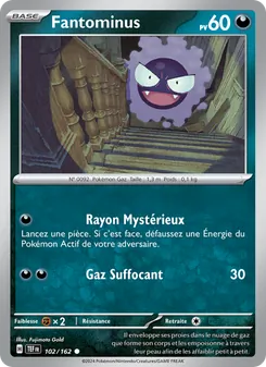 Carte Fantominus 102/162 – Forces Temporelles