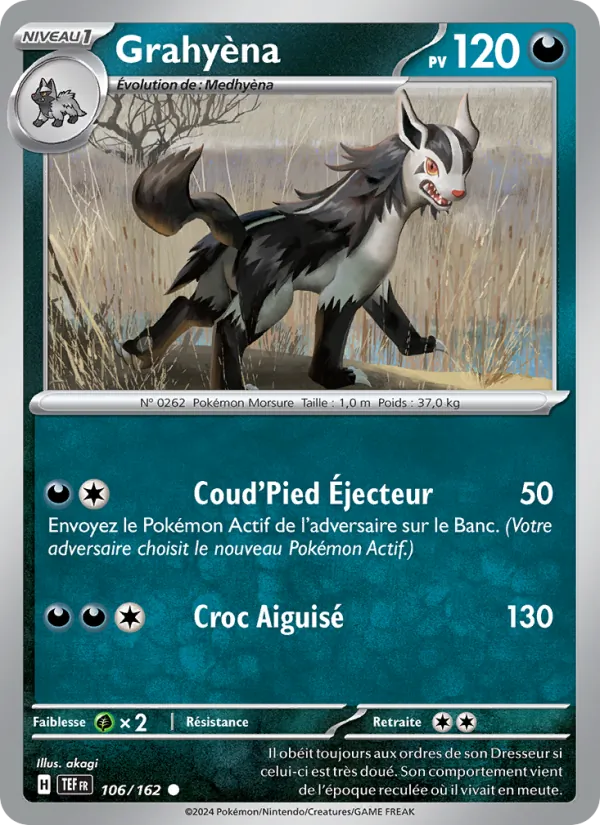 Carte Grahyèna 106/162 – Forces Temporelles