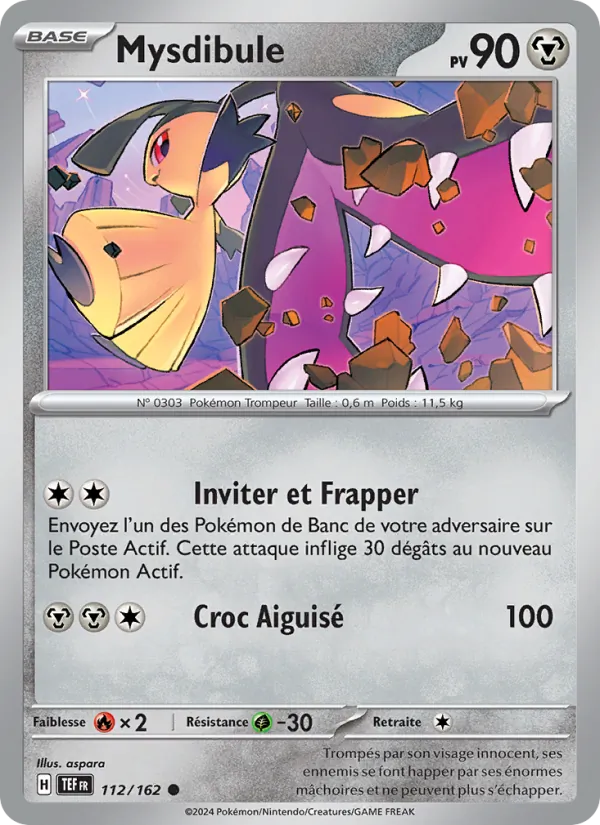 Carte Mysdibule 112/162 – Forces Temporelles