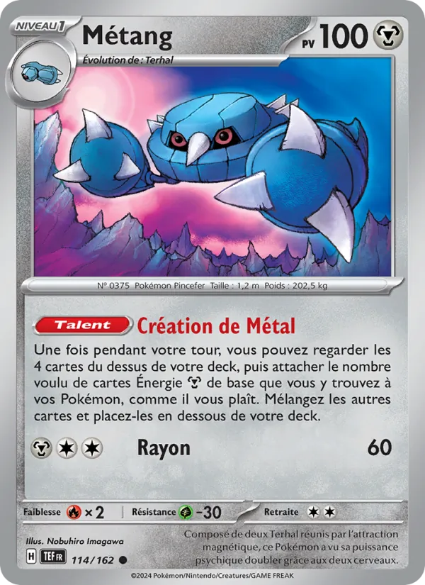 Carte Métang 114/162 – Forces Temporelles