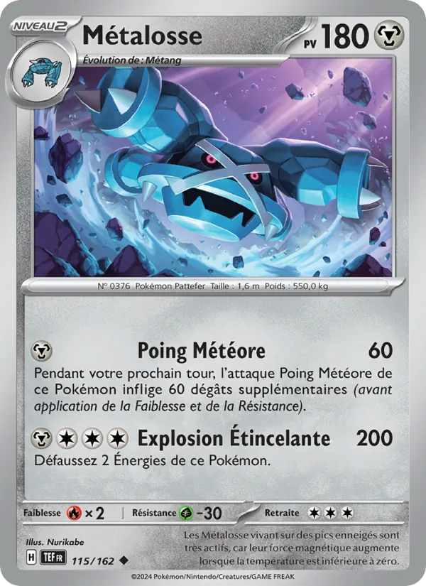 Carte Métalosse 115/162 – Forces Temporelles