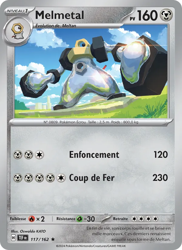 Carte Melmetal 117/162 – Forces Temporelles