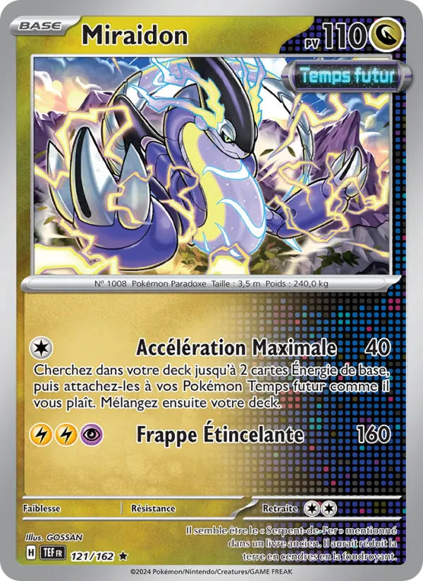 Carte Miraidon 121/162 – Forces Temporelles