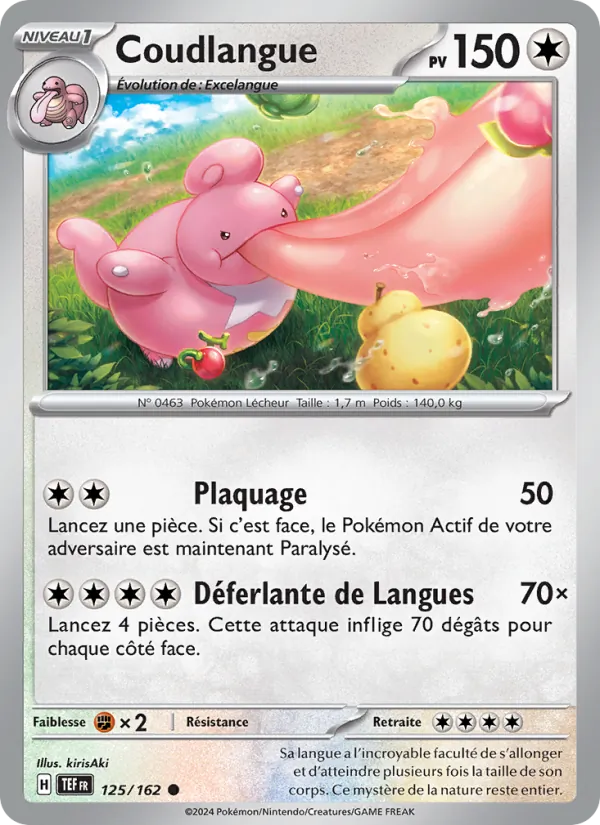 Carte Coudlangue 125/162 – Forces Temporelles