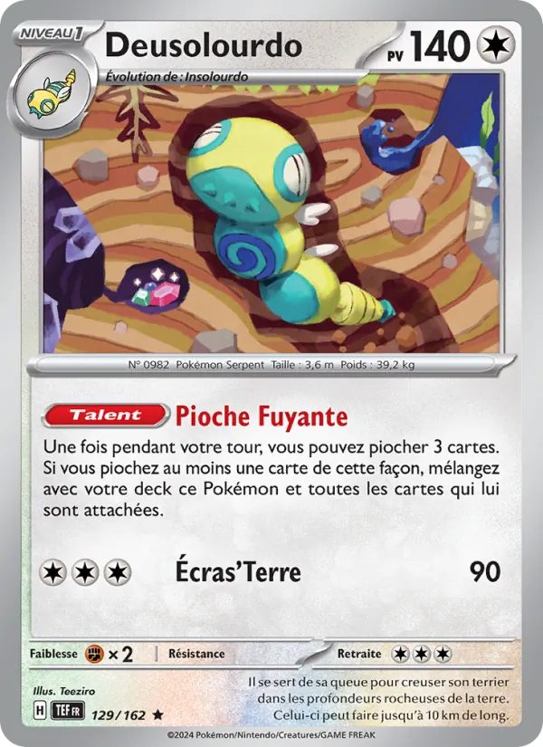 Carte Deusolourdo 129/162 – Forces Temporelles