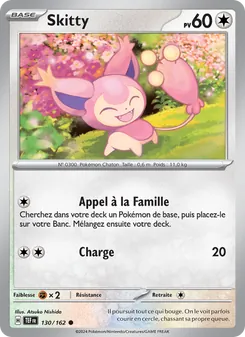 Carte Skitty 130/162 – Forces Temporelles