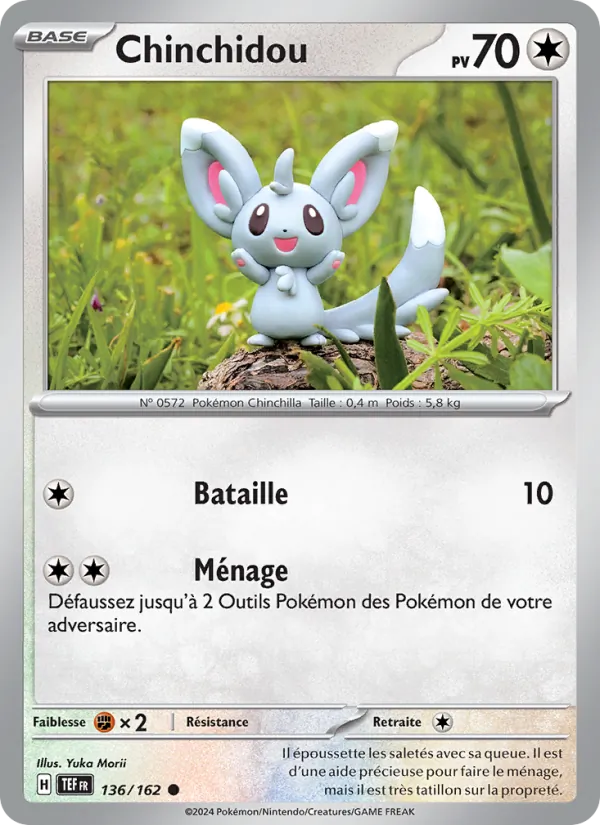 Carte Chinchidou 136/162 – Forces Temporelles