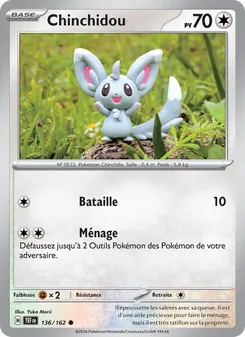 Carte Chinchidou 136/162 – Forces Temporelles