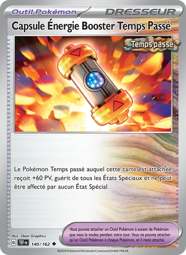 Carte Capsule Énergie Booster Temps Passé 140/162 – Forces Temporelles