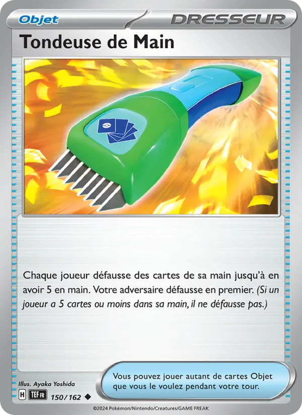 Carte Tondeuse de Main 150/162 – Forces Temporelles