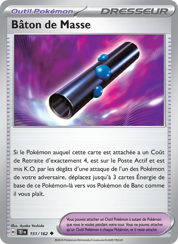 Carte Bâton de Masse 151/162 – Forces Temporelles