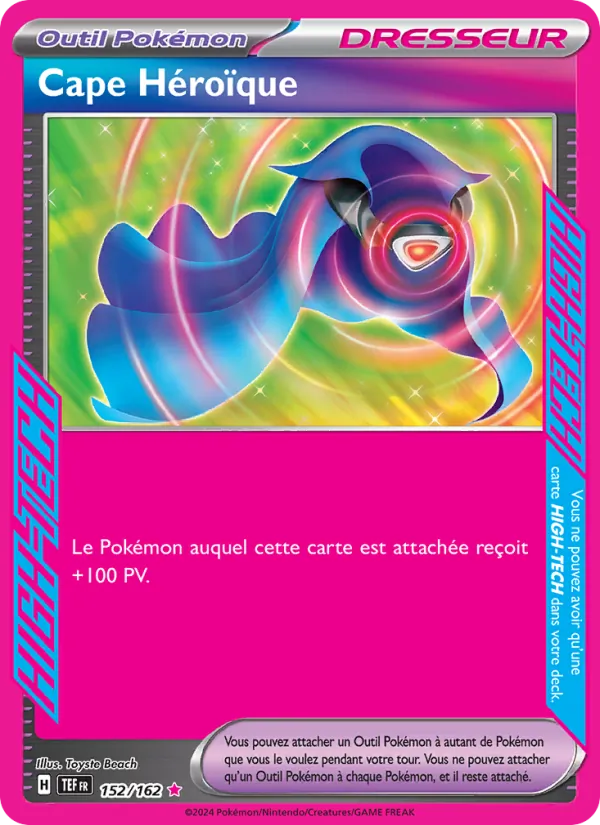 Carte Cape Héroïque 152/162 – Forces Temporelles