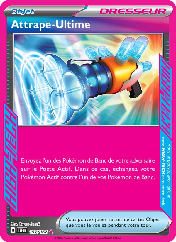 Carte Attrape-Ultime 157/162 – Forces Temporelles