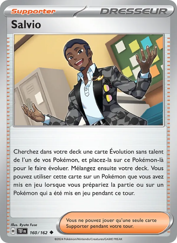 Carte Salvio 160/162 – Forces Temporelles