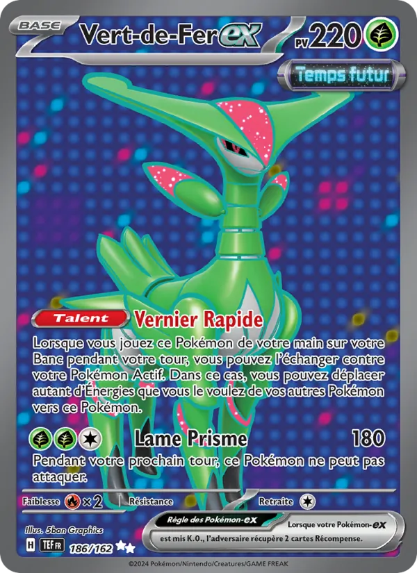 Carte Vert-de-Fer-ex 186/162 – Forces Temporelles