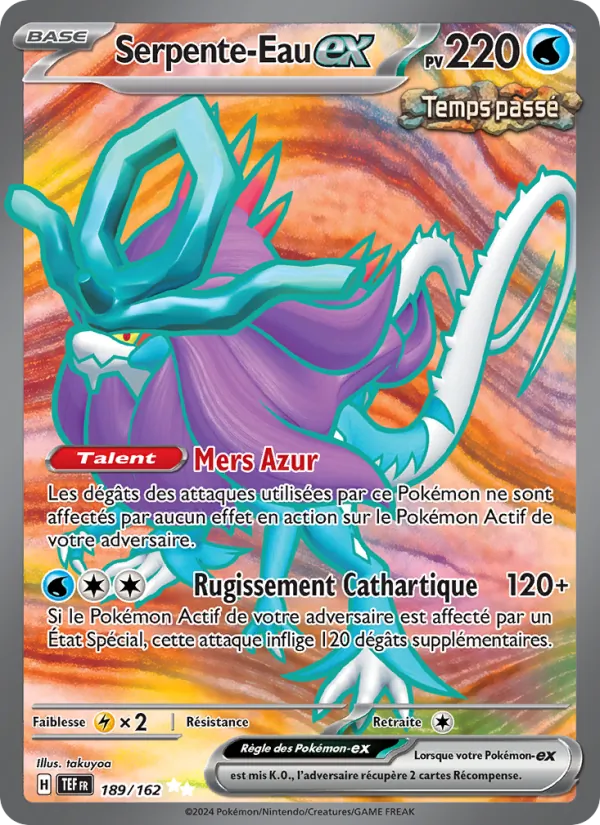 Carte Serpente-Eau-ex 189/162 – Forces Temporelles