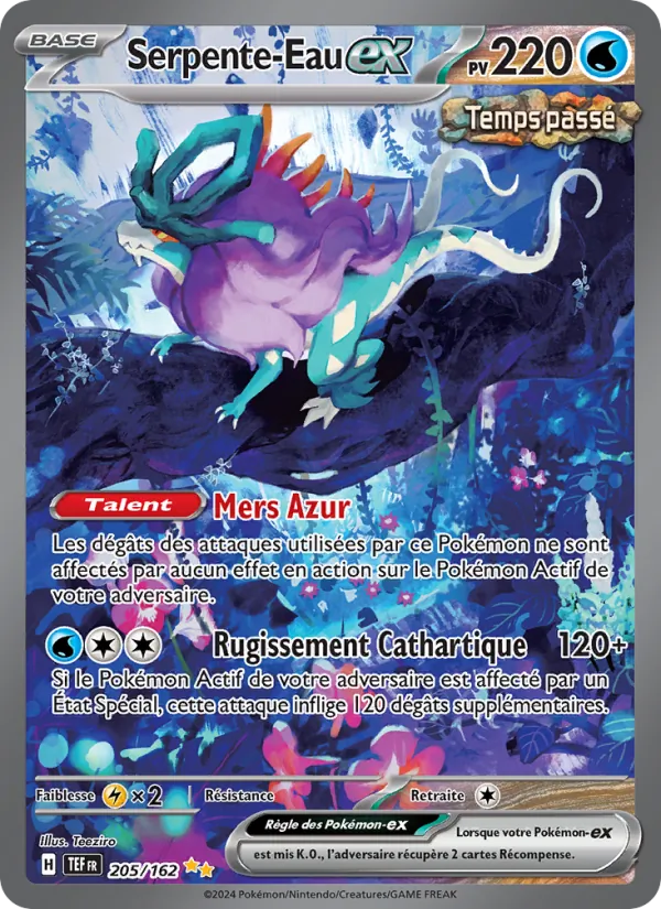 Carte Serpente-Eau-ex 205/162 – Forces Temporelles