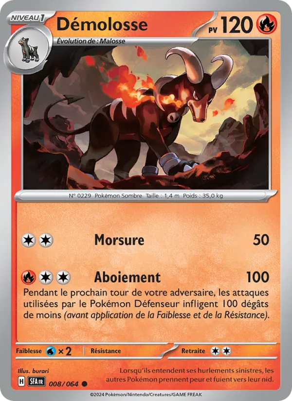 Carte Démolosse 008/064 – Fable Nébuleuse