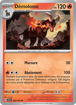Carte Démolosse 008/064 – Fable Nébuleuse
