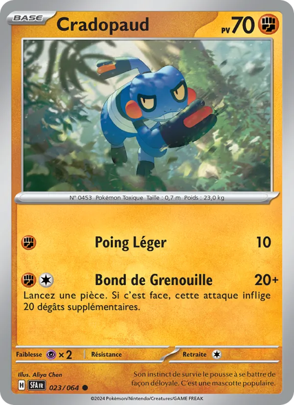 Carte Cradopaud 023/064 – Fable Nébuleuse