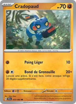Carte Cradopaud 023/064 – Fable Nébuleuse