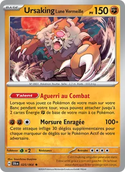 Carte Ursaking Lune Vermeille 025/064 – Fable Nébuleuse