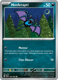 Carte Nosferapti 027/064 – Fable Nébuleuse