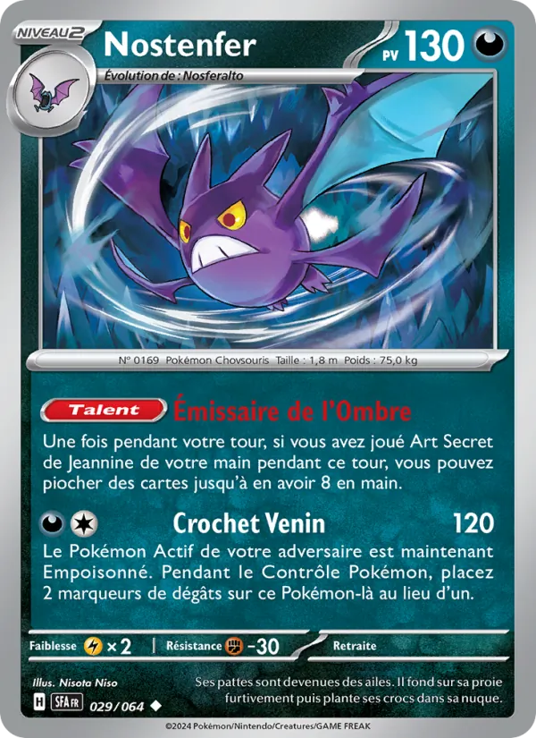 Carte Nostenfer 029/064 – Fable Nébuleuse