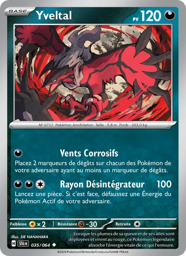 Carte Yveltal 035/064 – Fable Nébuleuse