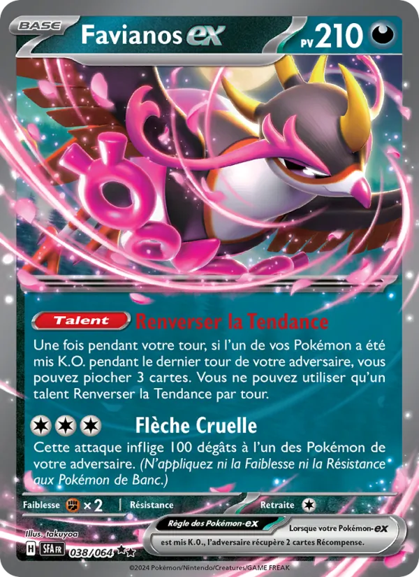 Carte Favianos-ex 038/064 – Fable Nébuleuse