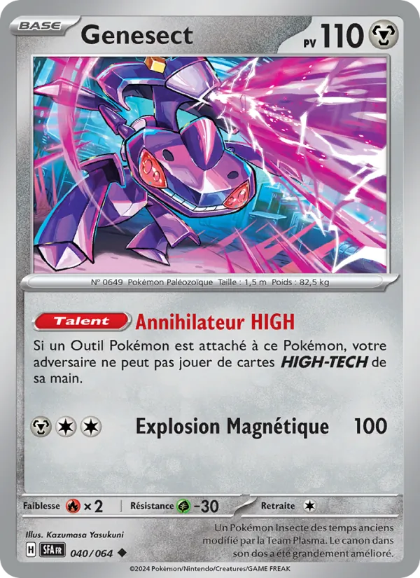 Carte Genesect 040/064 – Fable Nébuleuse