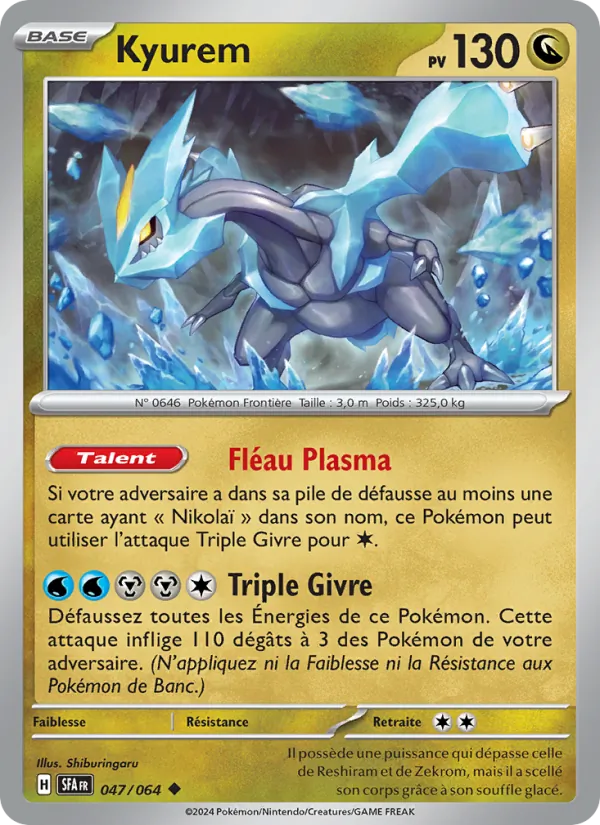 Carte Kyurem 047/064 – Fable Nébuleuse